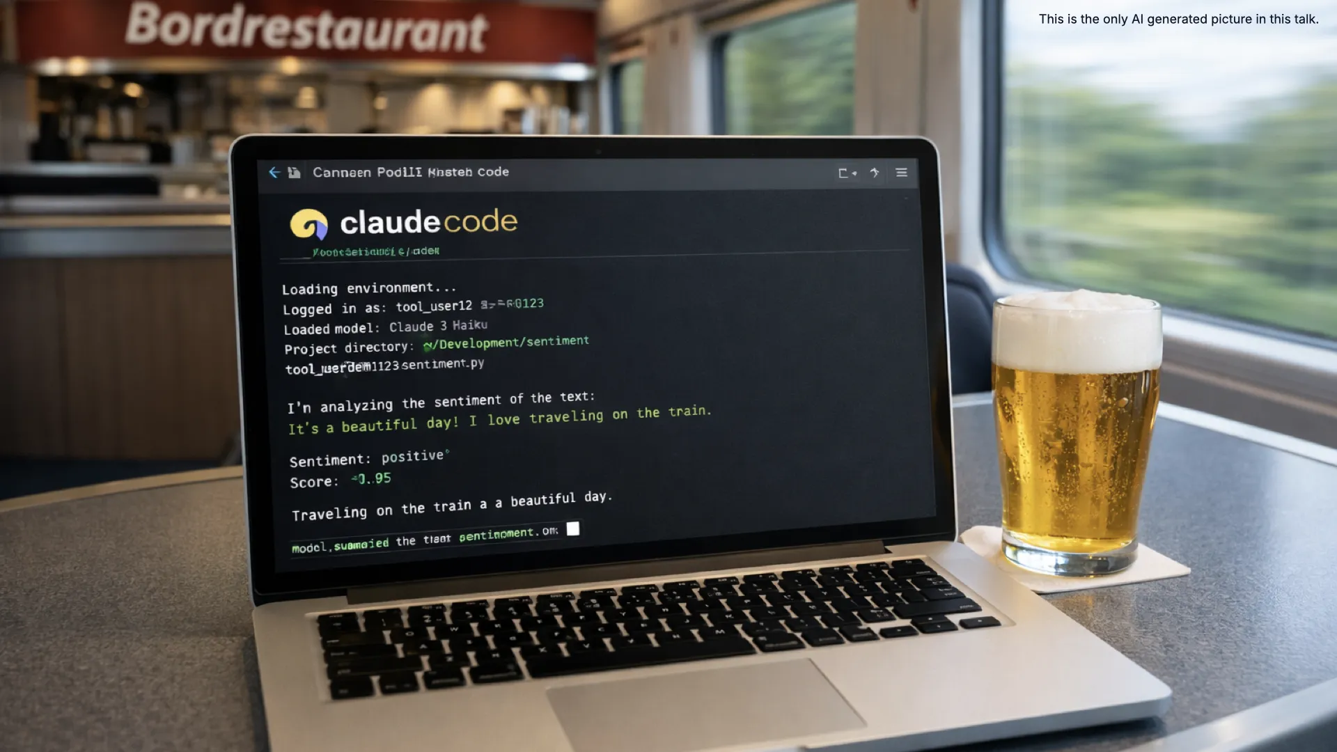 Slide 4: Train story