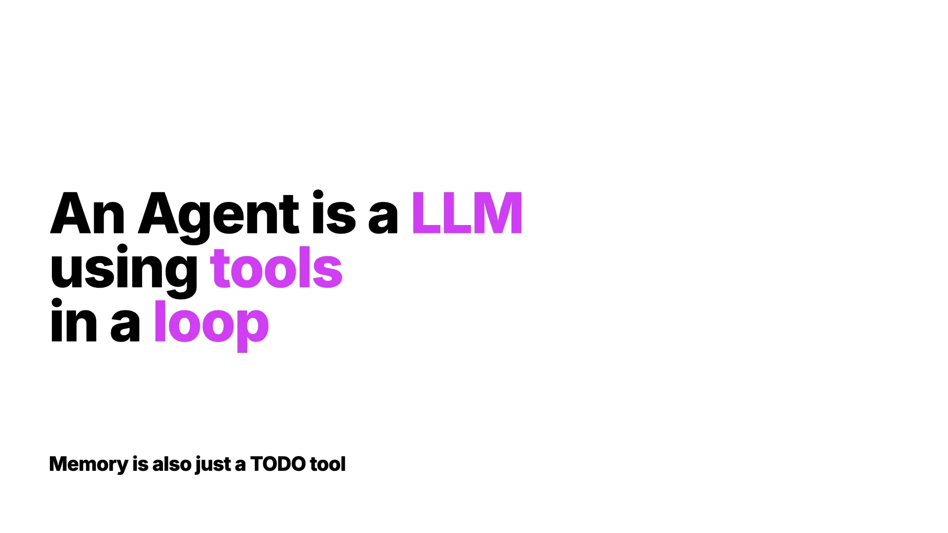 Slide 5: What is an agent?