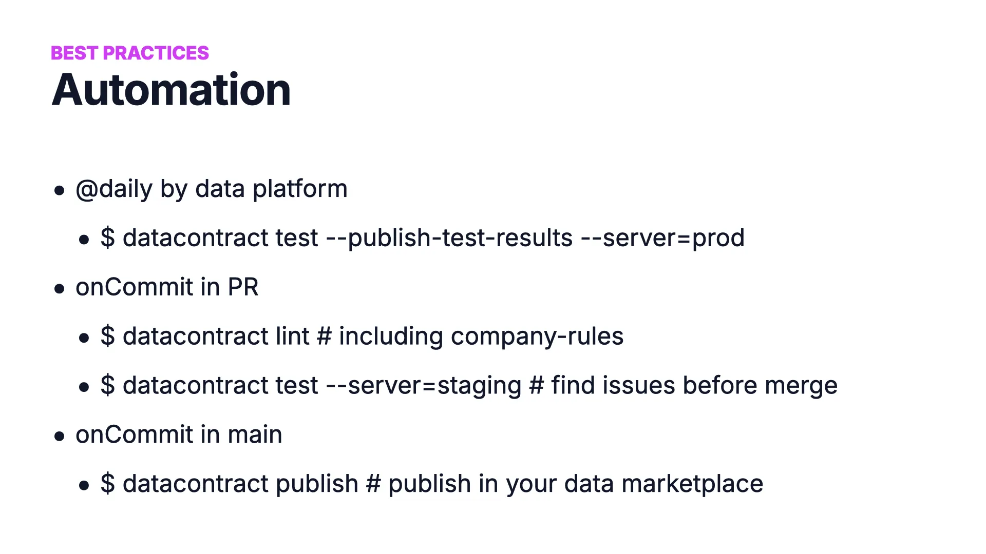 Slide 35: Automation