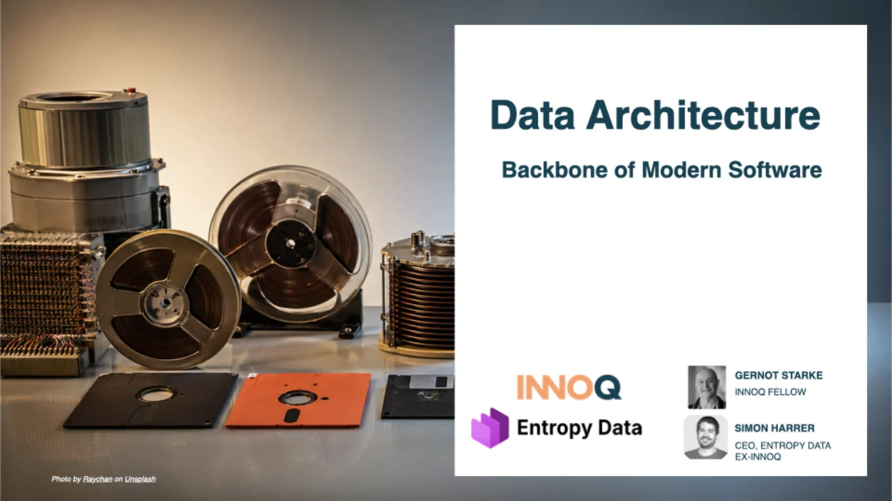 Title slide: Datenarchitektur -- Rückgrat moderner Software